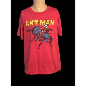 Ant Man Marvel Comics Men's Red Large T-Shirt‎